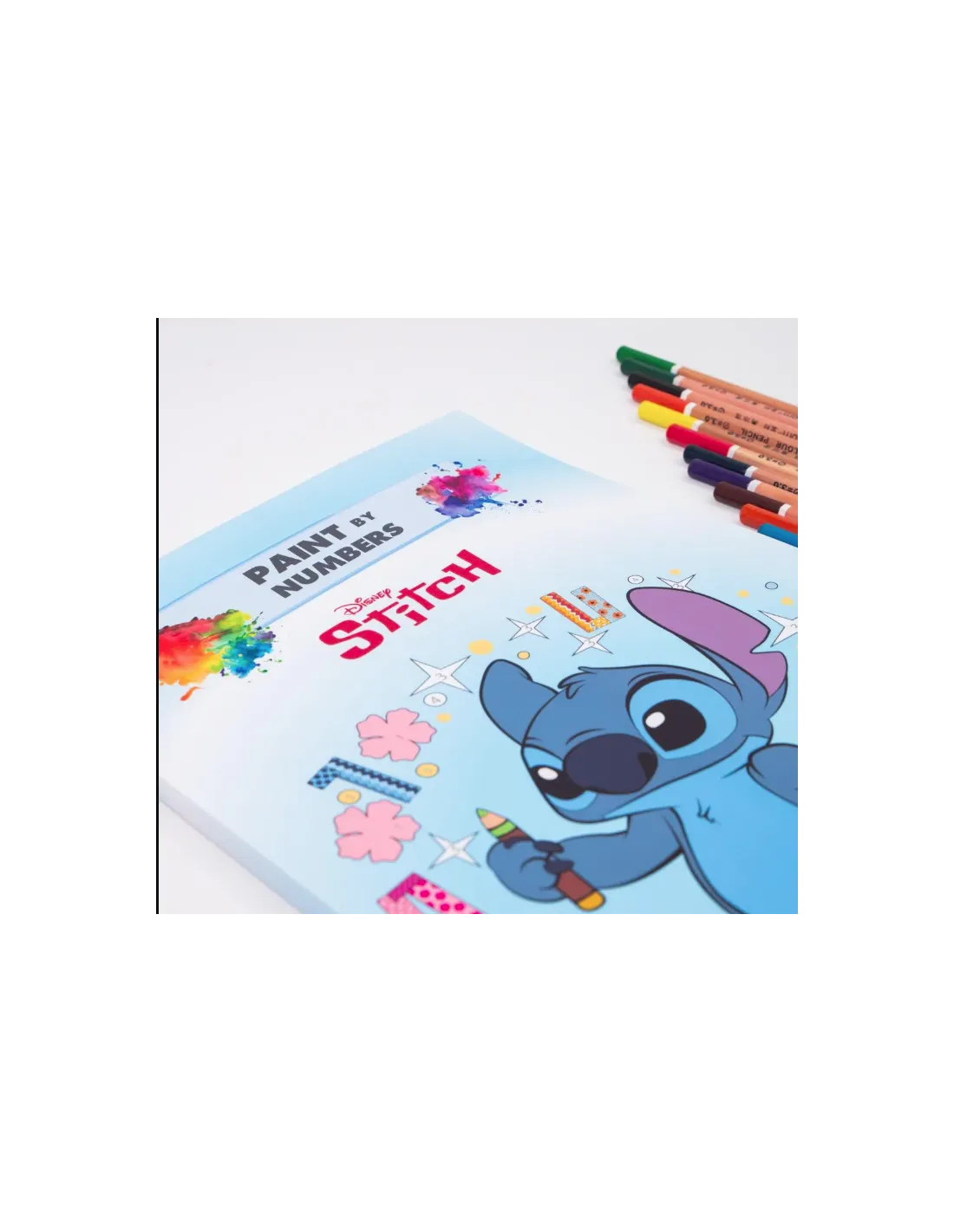 PINTAR POR NÚMEROS STITCH