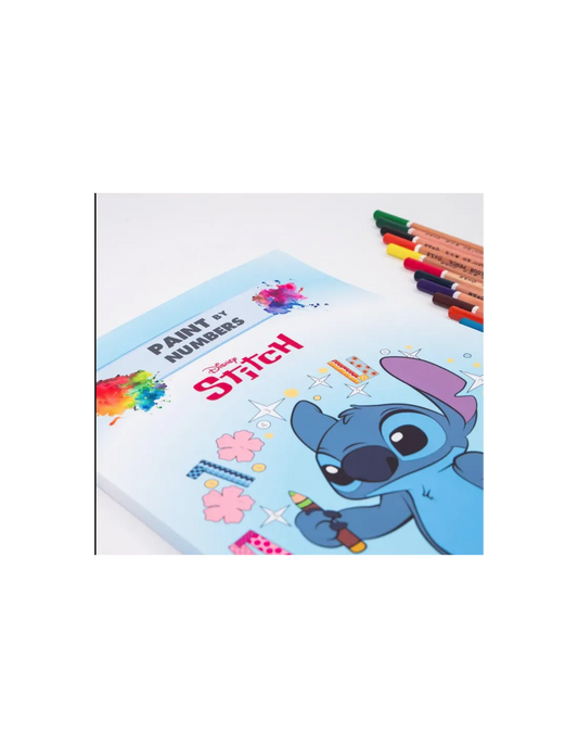 PINTAR POR NÚMEROS STITCH