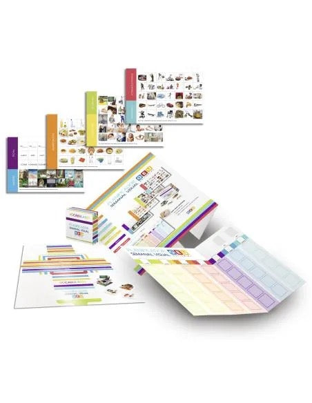 Planificador Semanal Visual Con Imagen Real