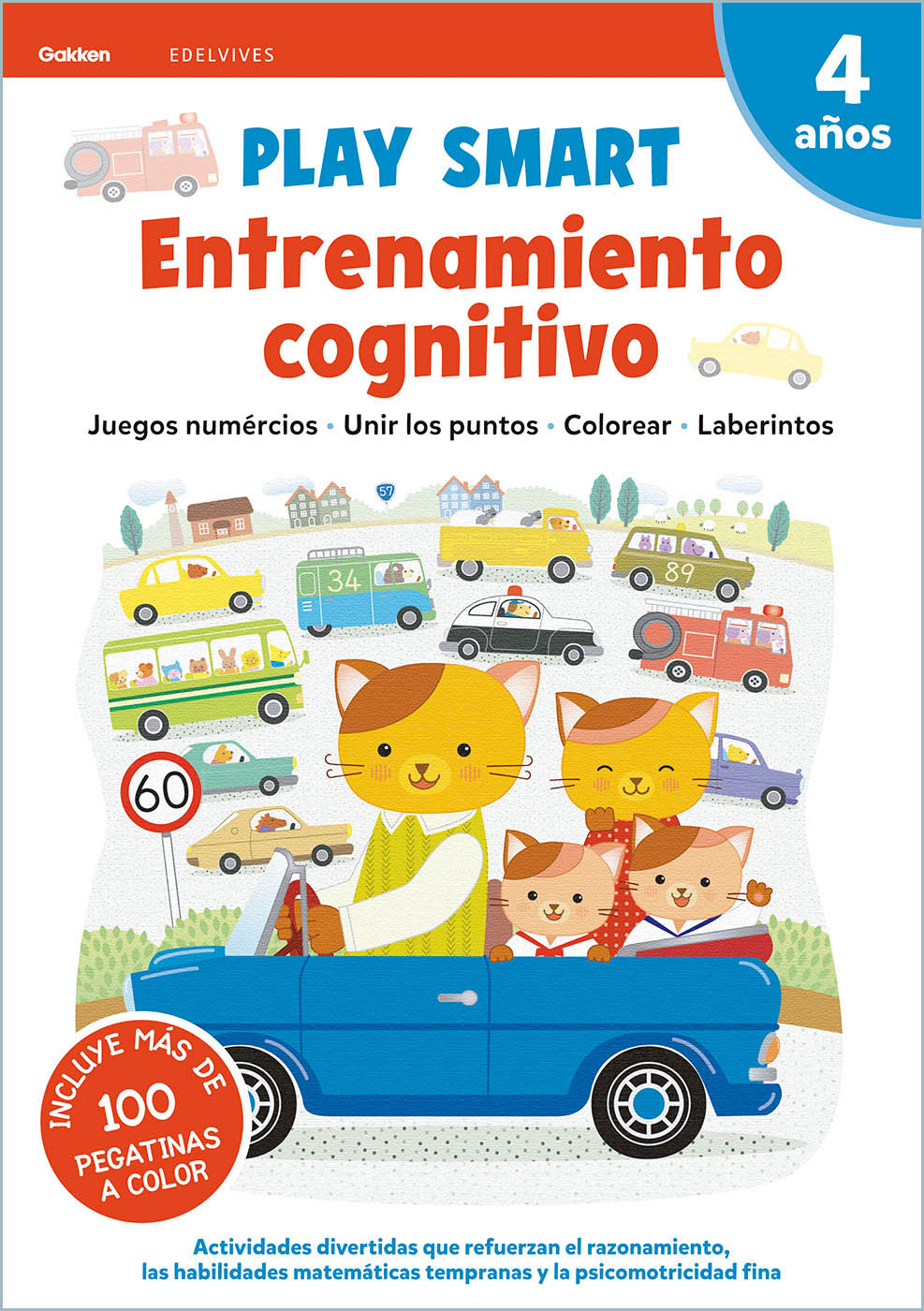 Play Smart. Cuaderno 4. 4 Años - Entrenamiento Cognitvo