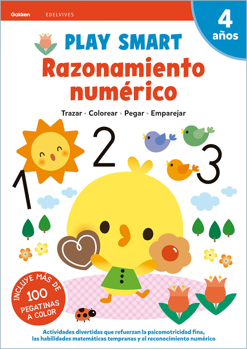 Play Smart 4 Años Cuaderno 5 - Razonamiento Numérico
