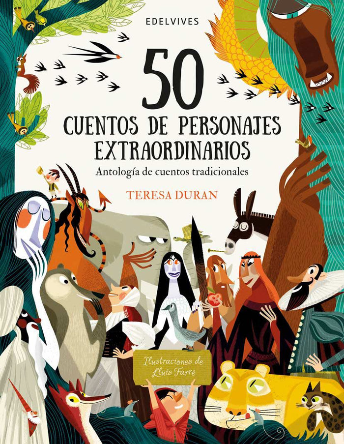 50 Cuentos De Personajes Extraordinarios (Hard Cover)