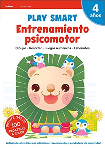 Play Smart 4 años: Cuaderno 2 - Entrenamiento Psicomotor