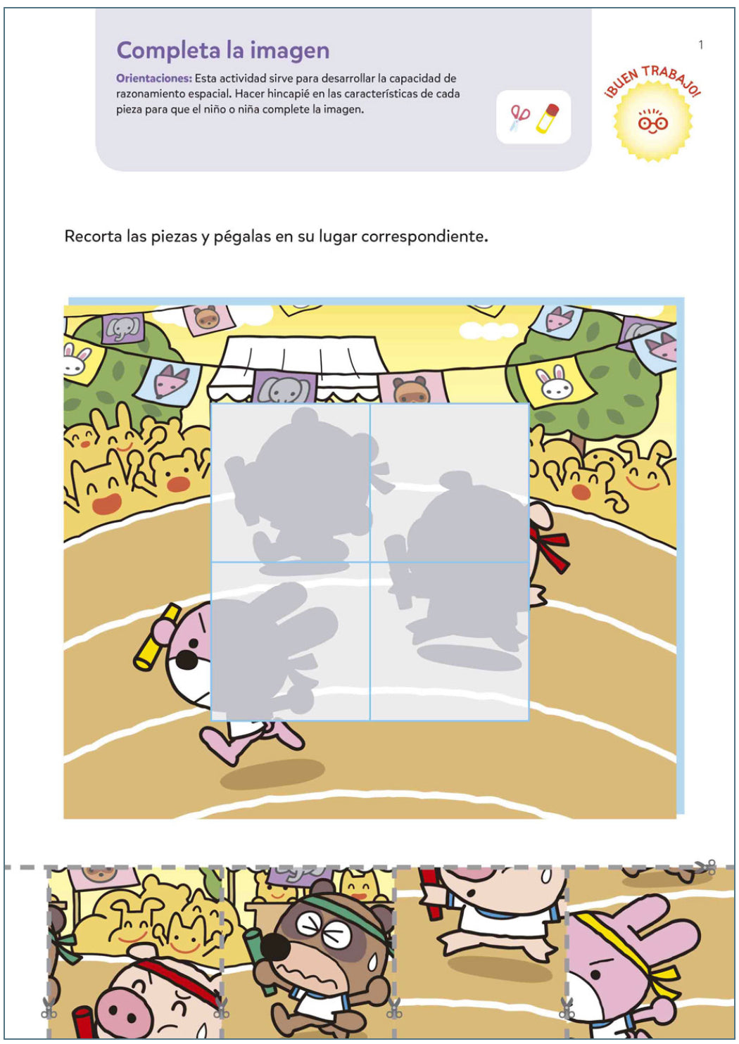 Play Smart 5 años: Cuaderno 3 - Habilidades Escolares