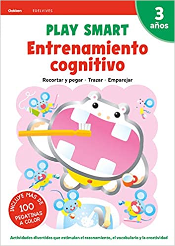 Play Smart 3 años: Cuaderno 2 - Entrenamiento Cognitivo