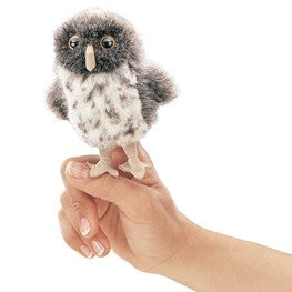 Mini Spotted Owl Puppet - Folkmanis Puppets