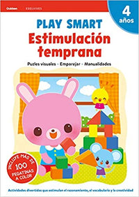 Play Smart 4 años: Cuaderno 1 - Estimulación Temprana