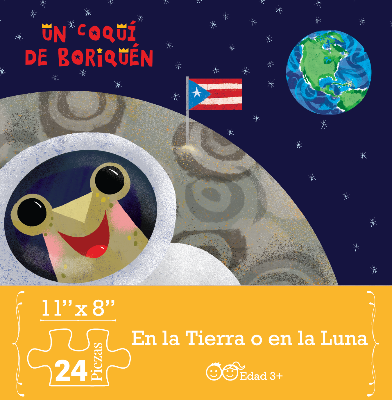 Rompecabezas En La Tierra O En La Luna