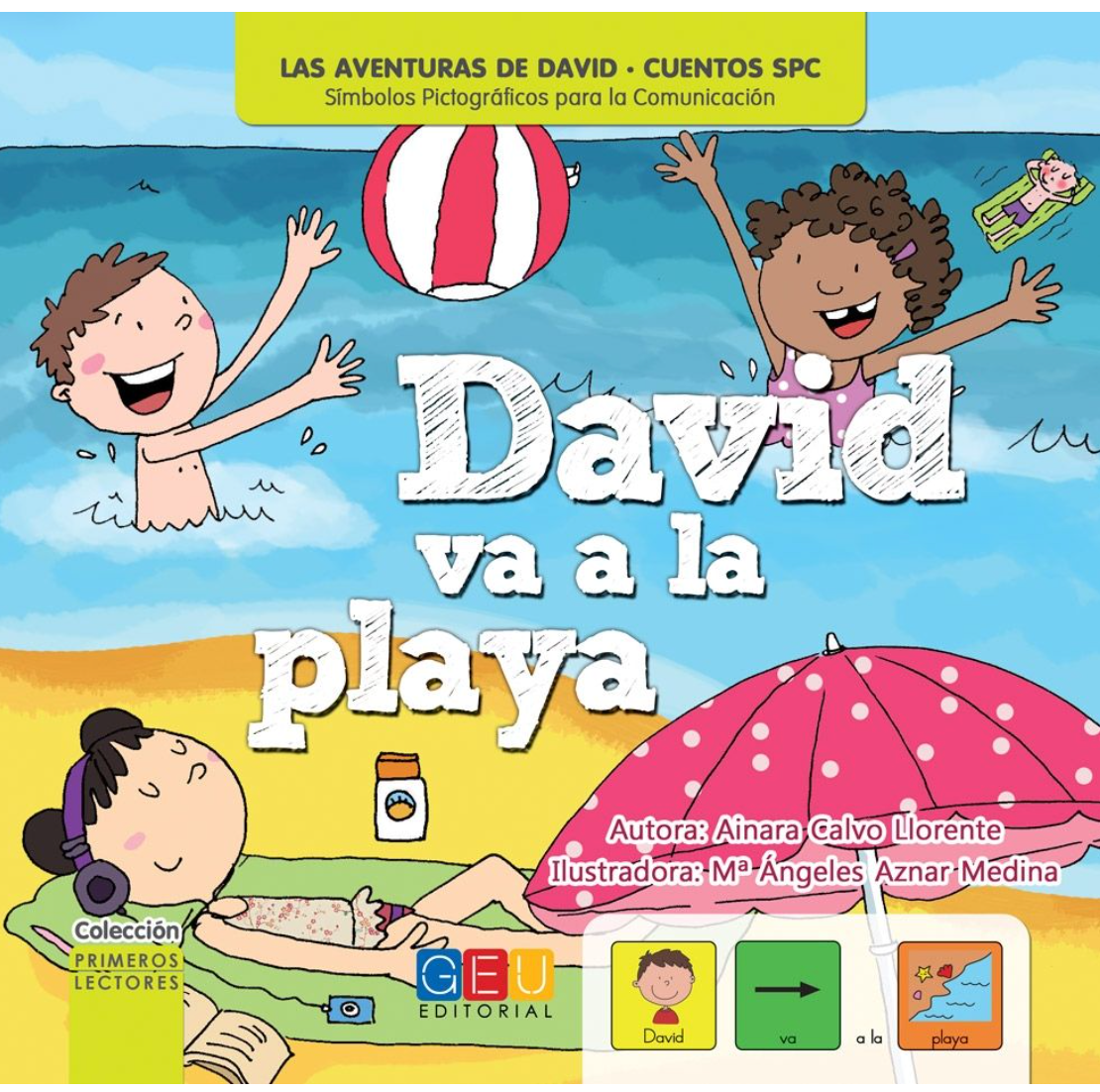 David Va A La Playa - Cuento Pictográfico