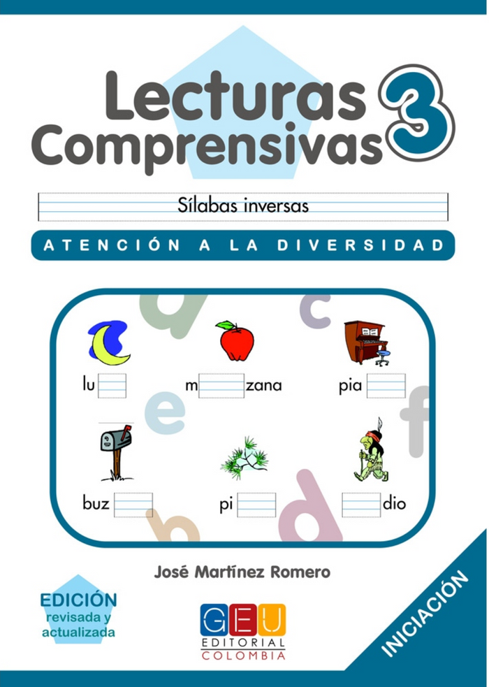 Lecturas Comprensivas 3 Sílabas Inversas Atención A La Diversidad