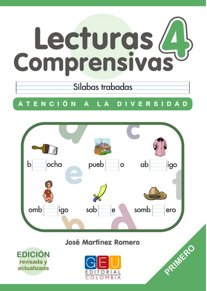 Lecturas Comprensivas 4 Sílabas Trabadas Atención A La Diversidad