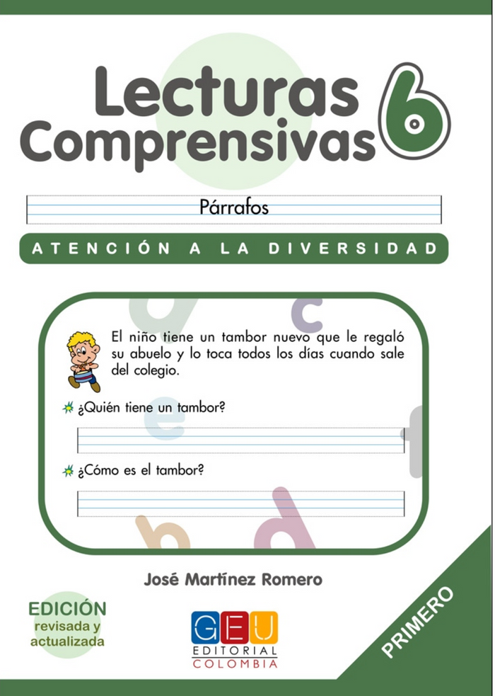 Lecturas Comprensivas 6 Párrafos Atención A La Diversidad