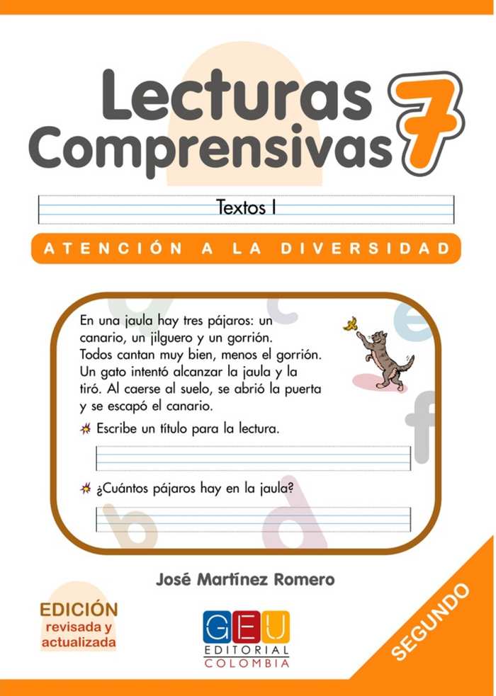 Lecturas Comprensivas 7 Textos I Atención A La Diversidad
