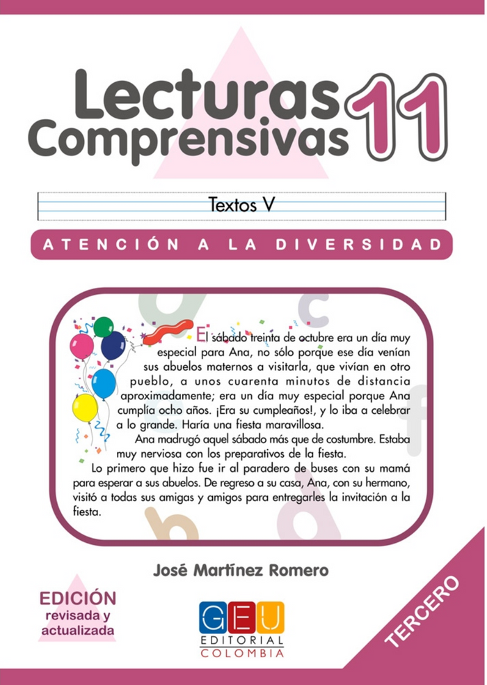 Lecturas Comprensivas 11 Textos V Atención A La Diversidad