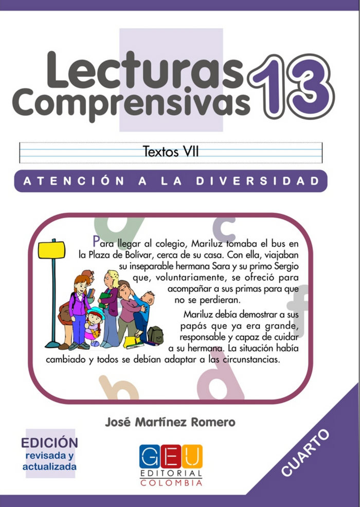 Lecturas Comprensivas 13 Textos VII Atención A La Diversidad