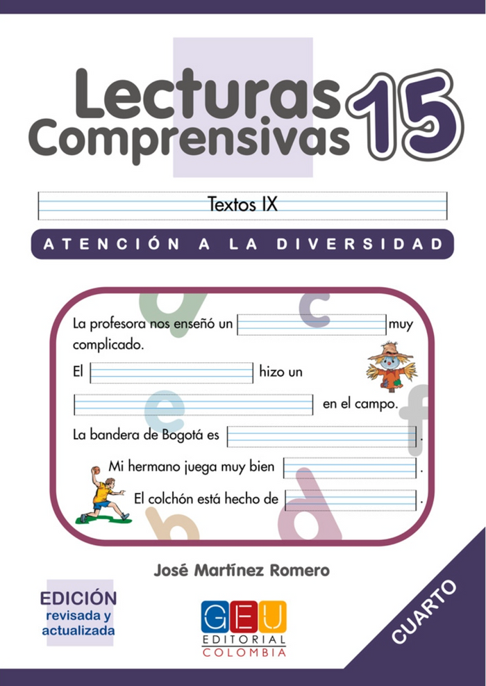 Lecturas Comprensivas 15 Textos IX Atención A La Diversidad