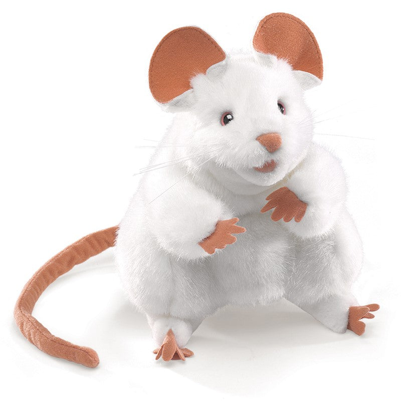 White Mouse Puppet - Folkmanis Puppets