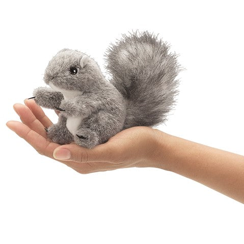 Mini Gray Squirrel Puppet - Folkmanis Puppets