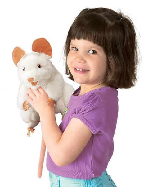 White Mouse Puppet - Folkmanis Puppets